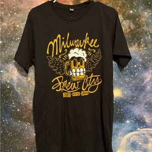 Milwaukee Brew City Black T-Shirt